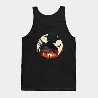 The hunter and the bush Tank Top